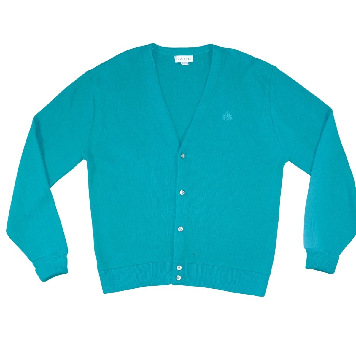 Vintage 1980s Izod Knit Cardigan