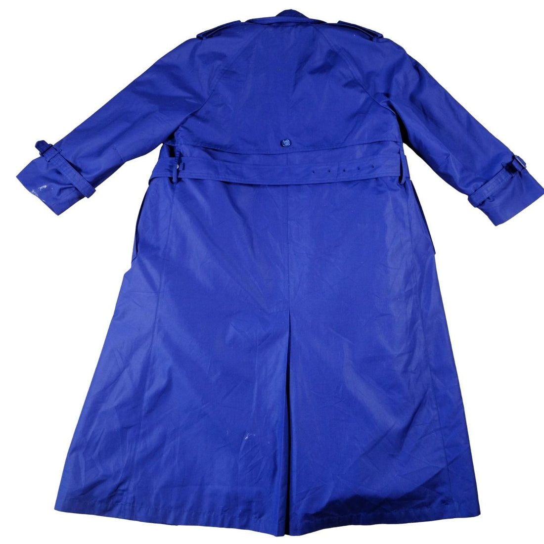 Vintage 1980s London Fog Navy Trench Coat – Petite 4 w/ Plaid Lining