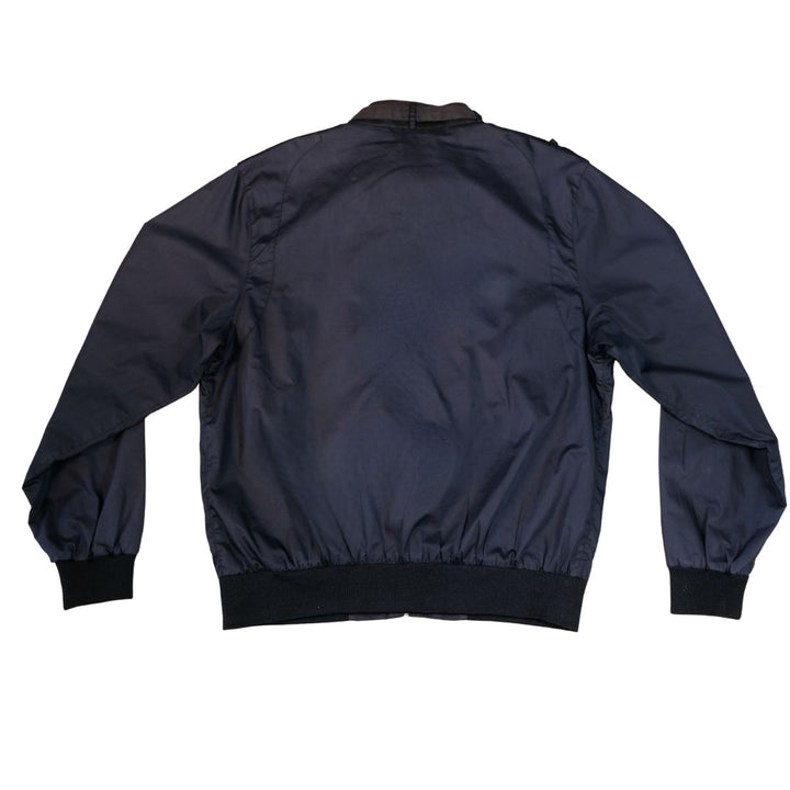 Vintage 1980s Members Only Black Bomber Jacket