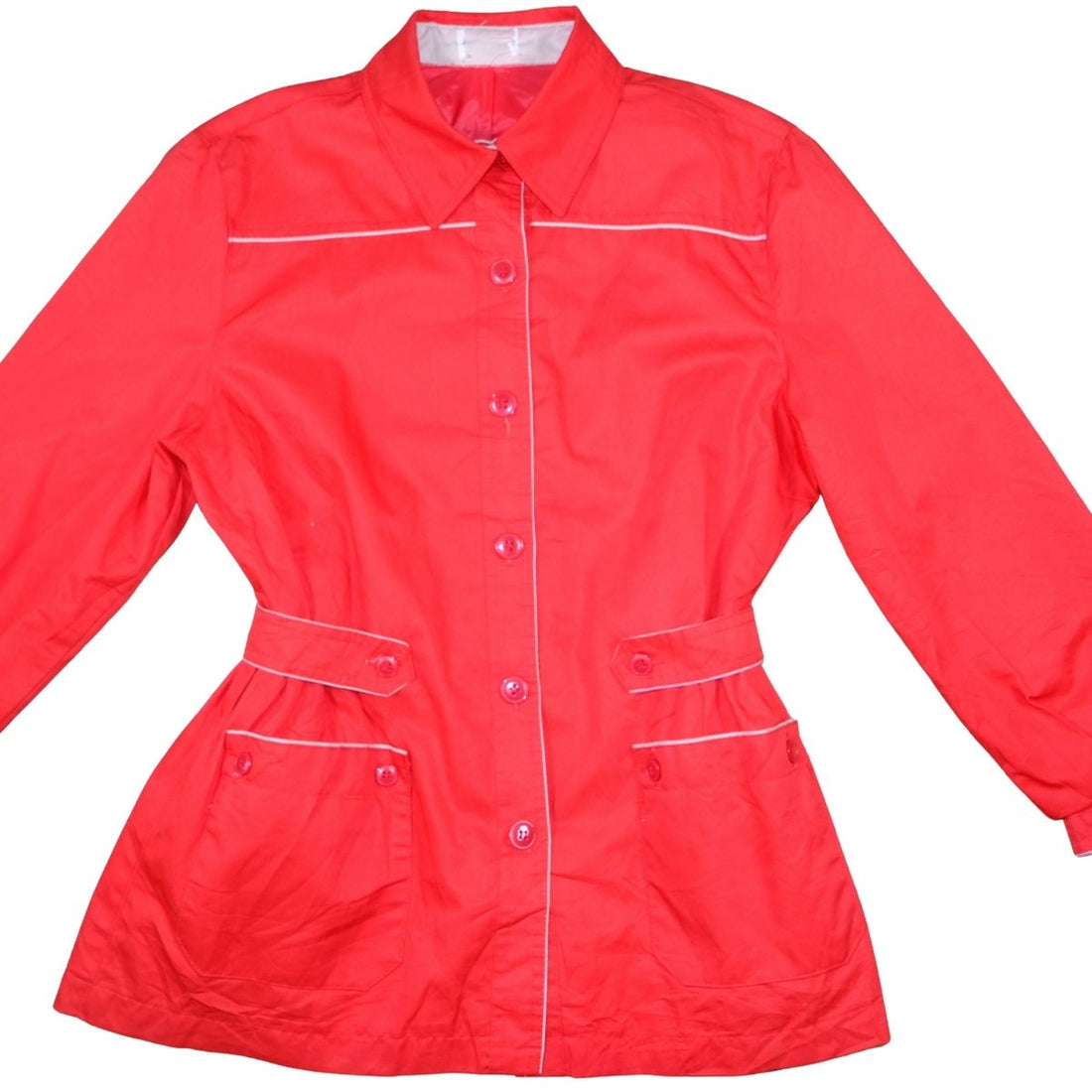 Vintage Hampton Court 1960s  Tomato Red Jacket