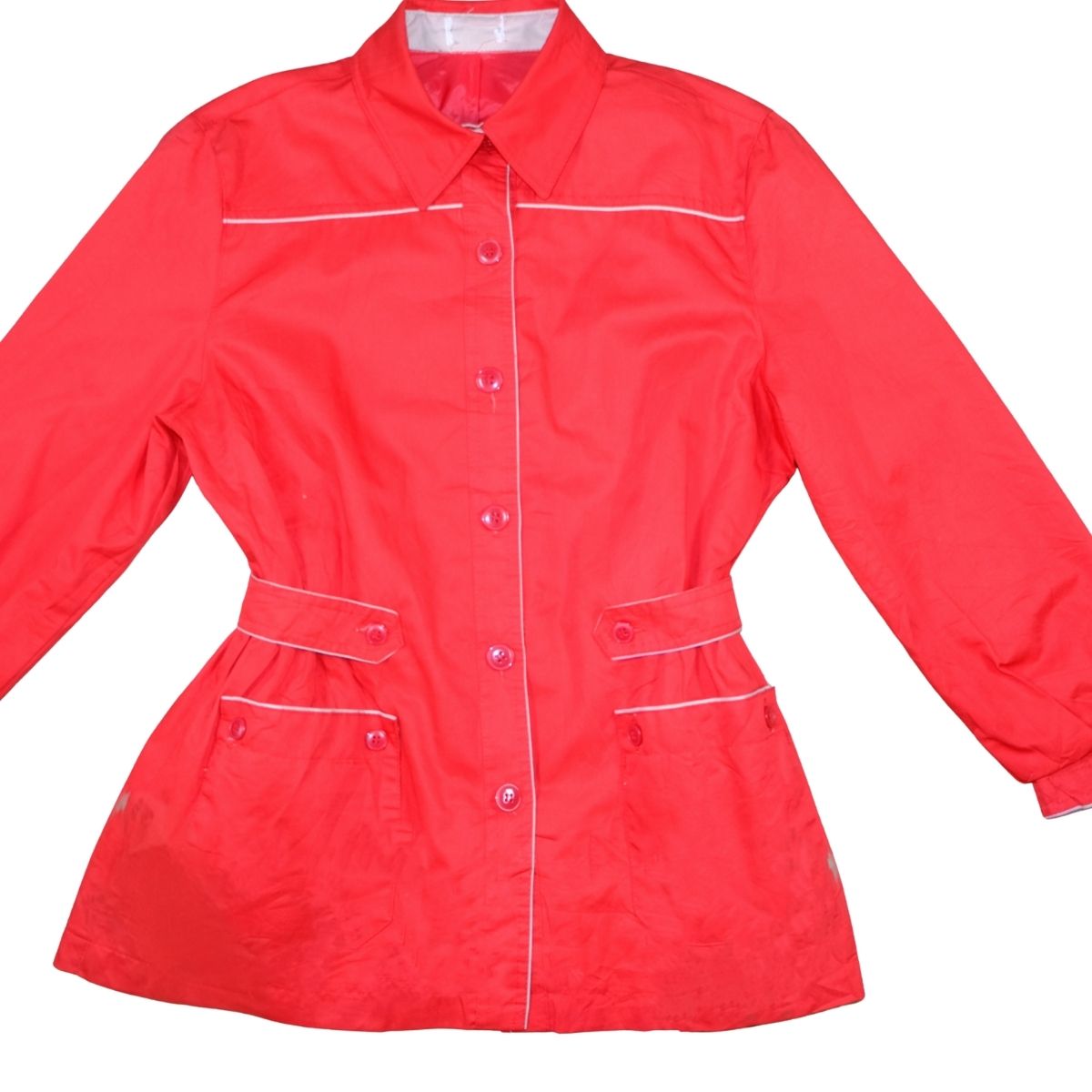 Vintage Hampton Court 1960s  Tomato Red Jacket
