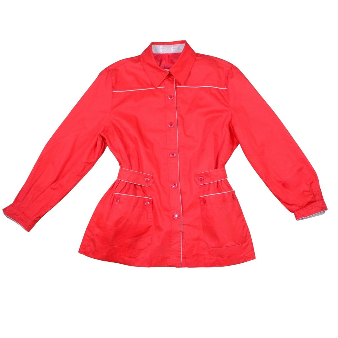 Vintage Hampton Court 1960s  Tomato Red Jacket