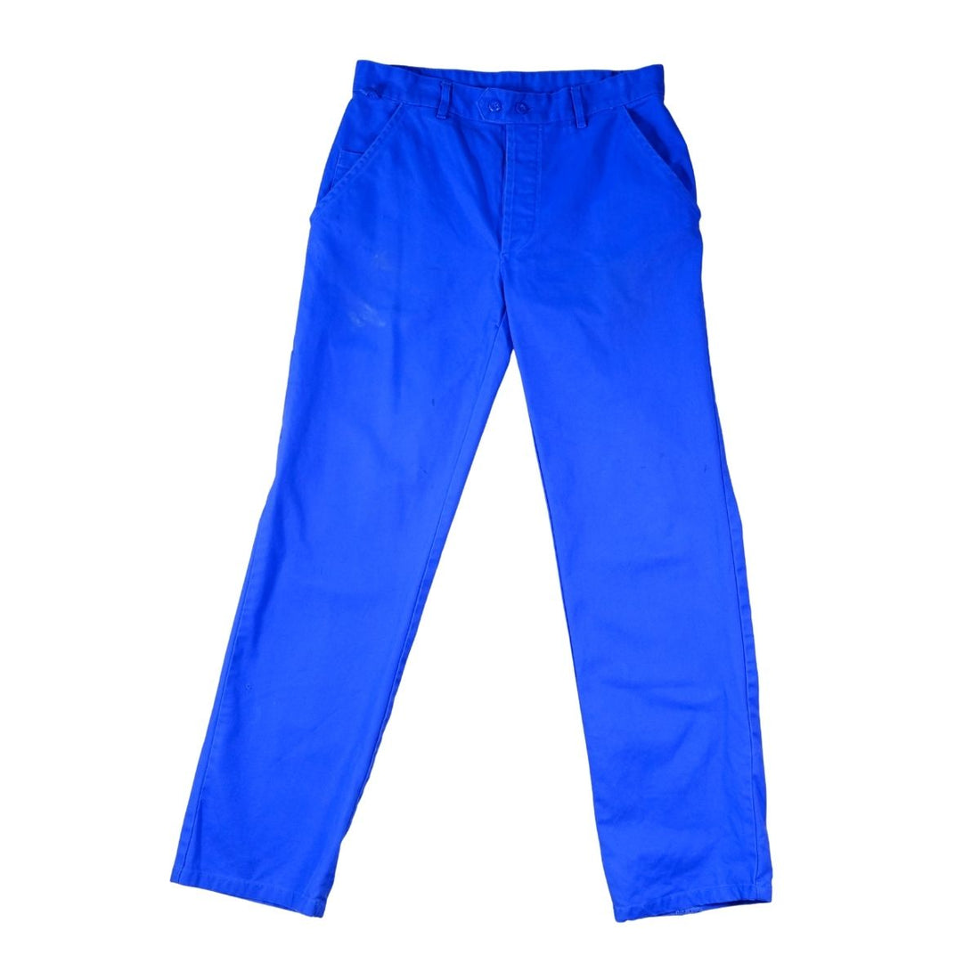 1990s Vintage French Carpenter Work Pants – Electric Blue