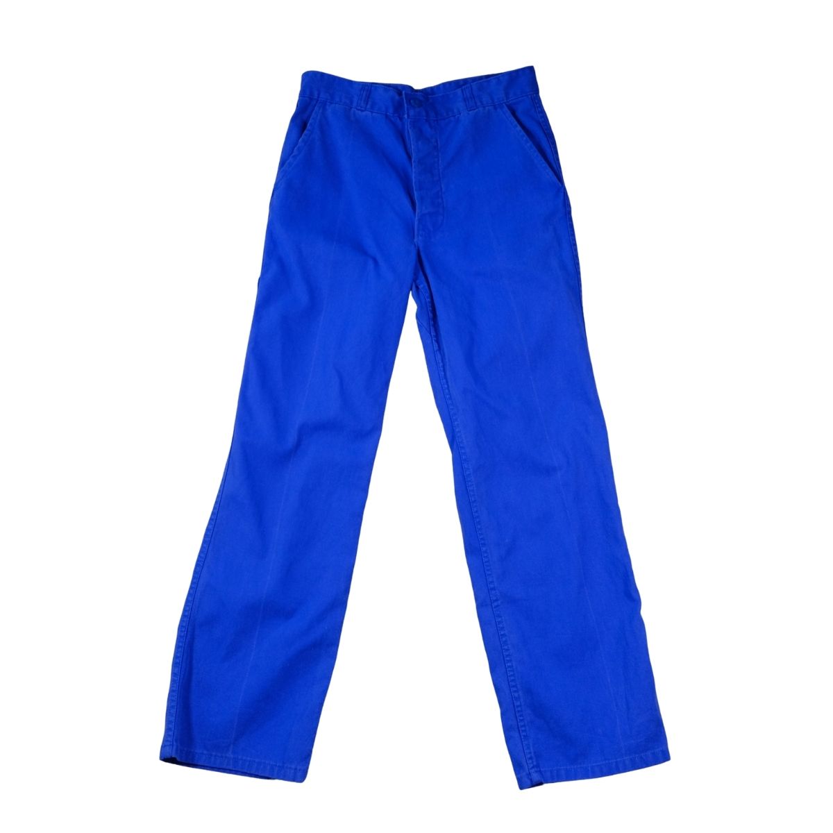 Vintage French Cobalt Work Pants