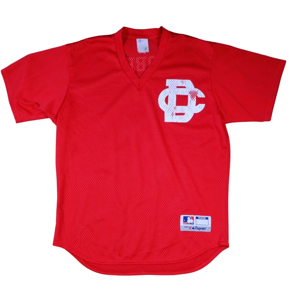 Vintage Red Mesh “Dobbs 7” Jersey