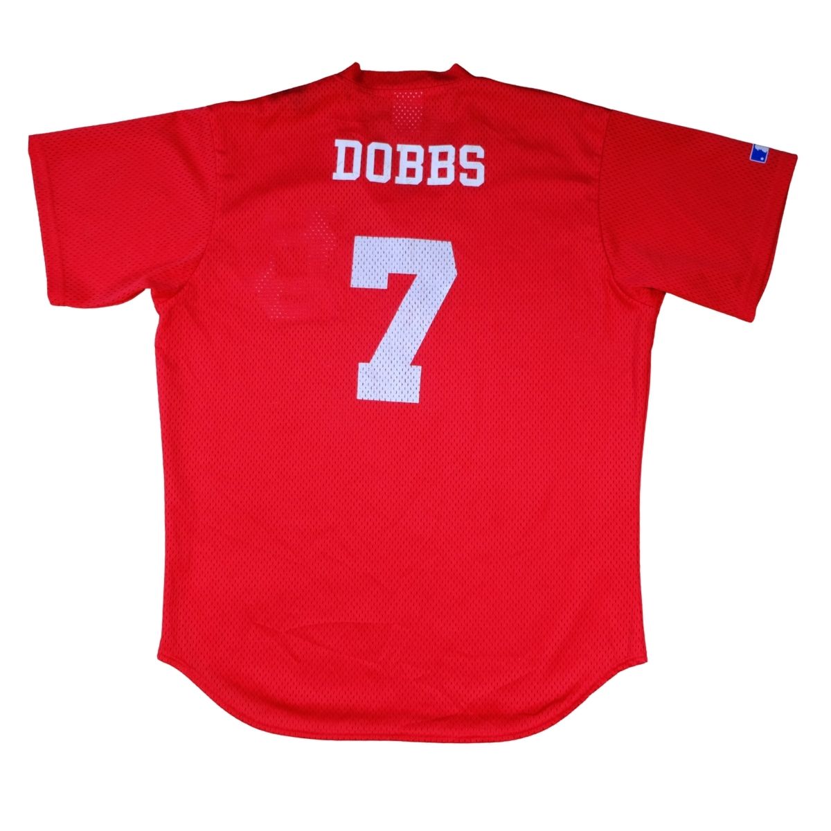 Vintage Red Mesh “Dobbs 7” Jersey
