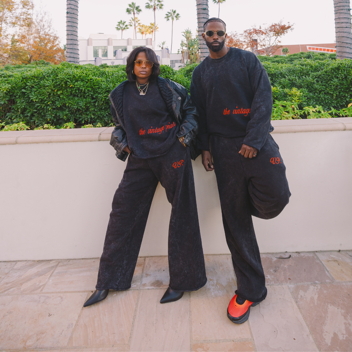 The Vintage Point Essential Wide Leg Sweatpant