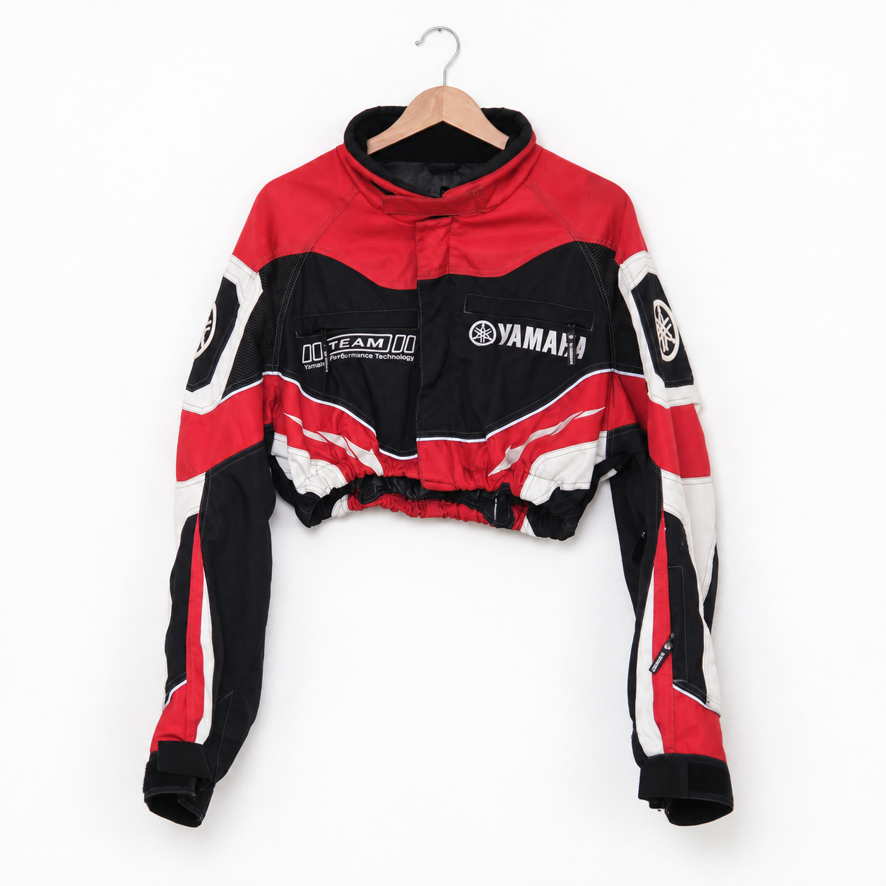 One-of-One Reworked Vintage Yamaha Racing Cropped Moto Jacket | M/L