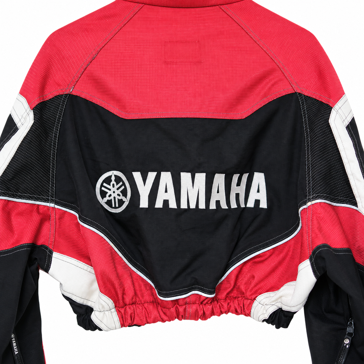 One-of-One Reworked Vintage Yamaha Racing Cropped Moto Jacket | M/L