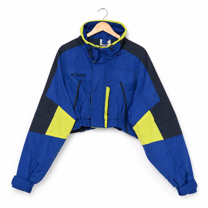 One-of-One Reworked Vintage Columbia Colorblock Cropped Jacket | M/L
