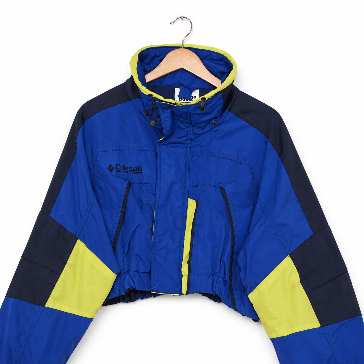One-of-One Reworked Vintage Columbia Colorblock Cropped Jacket | M/L