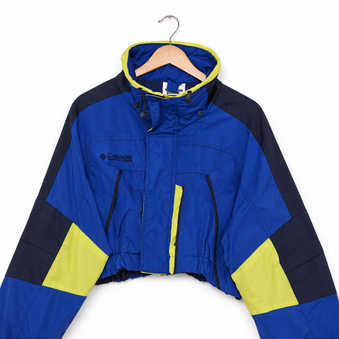 One-of-One Reworked Vintage Columbia Colorblock Cropped Jacket | M/L