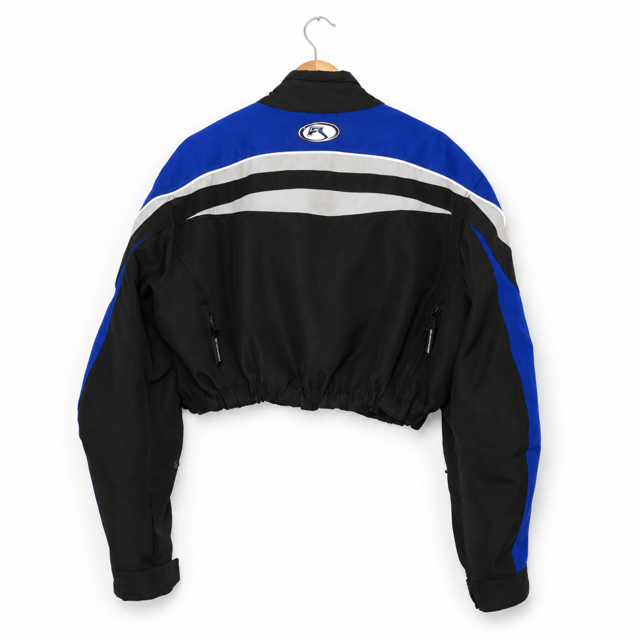 One-of-One Reworked Vintage Fieldsheer Cropped Moto Jacket | Large