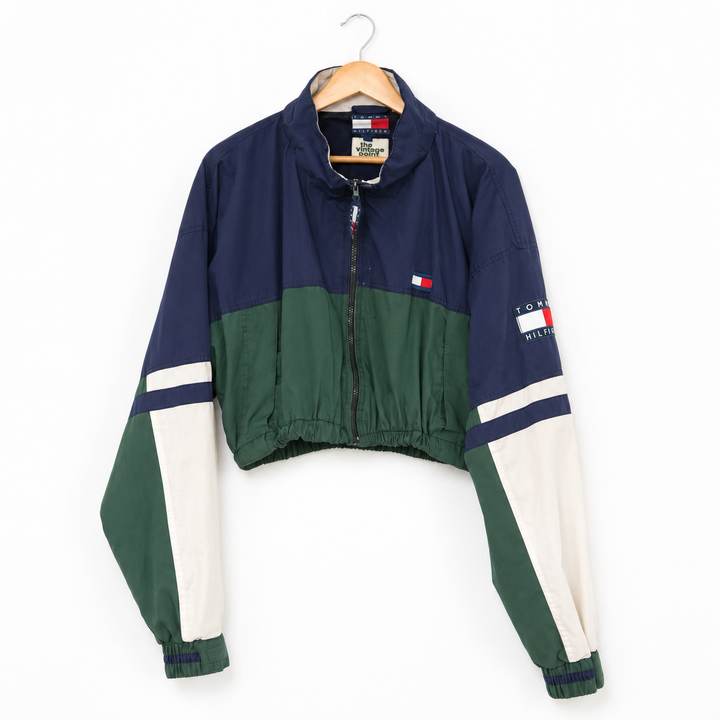 One-of-One Reworked Vintage Tommy Hilfiger Colorblock Cropped Jacket | L/XL