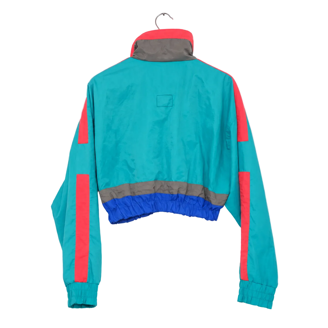 One-of-One Reworked Vintage Summit Colorblock Cropped Windbreaker | Medium
