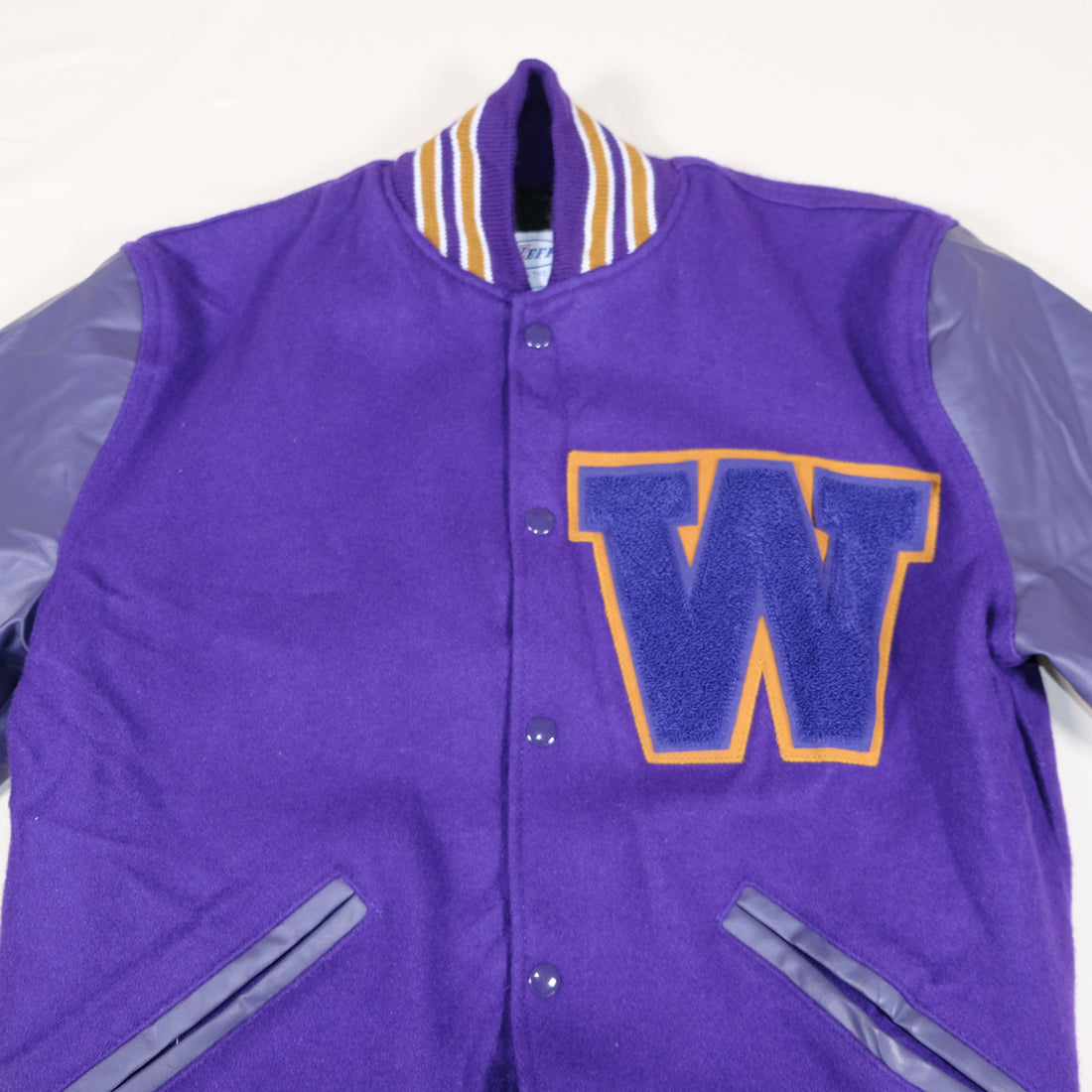 Vintage Purple Leather Jacket