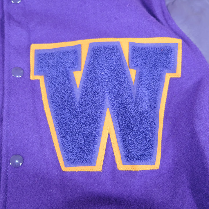 Vintage Purple Leather Jacket