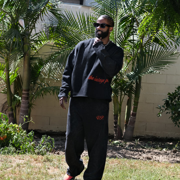 The Vintage Point Essential Wide Leg Sweatpant