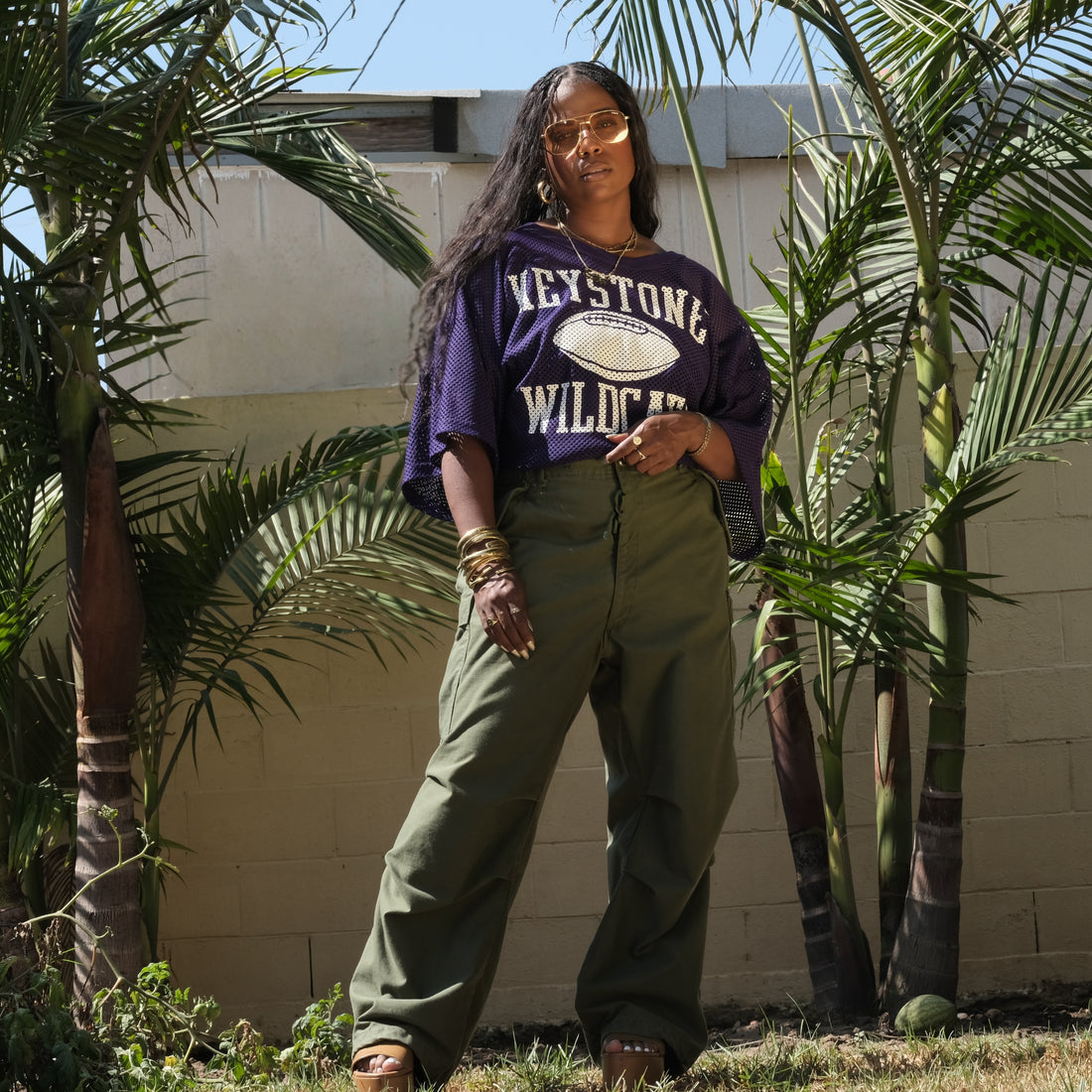 Vintage Purple Mesh Box Jersey