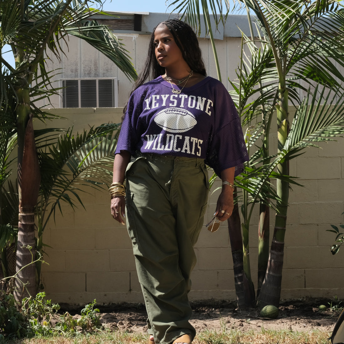 Vintage Purple Mesh Box Jersey