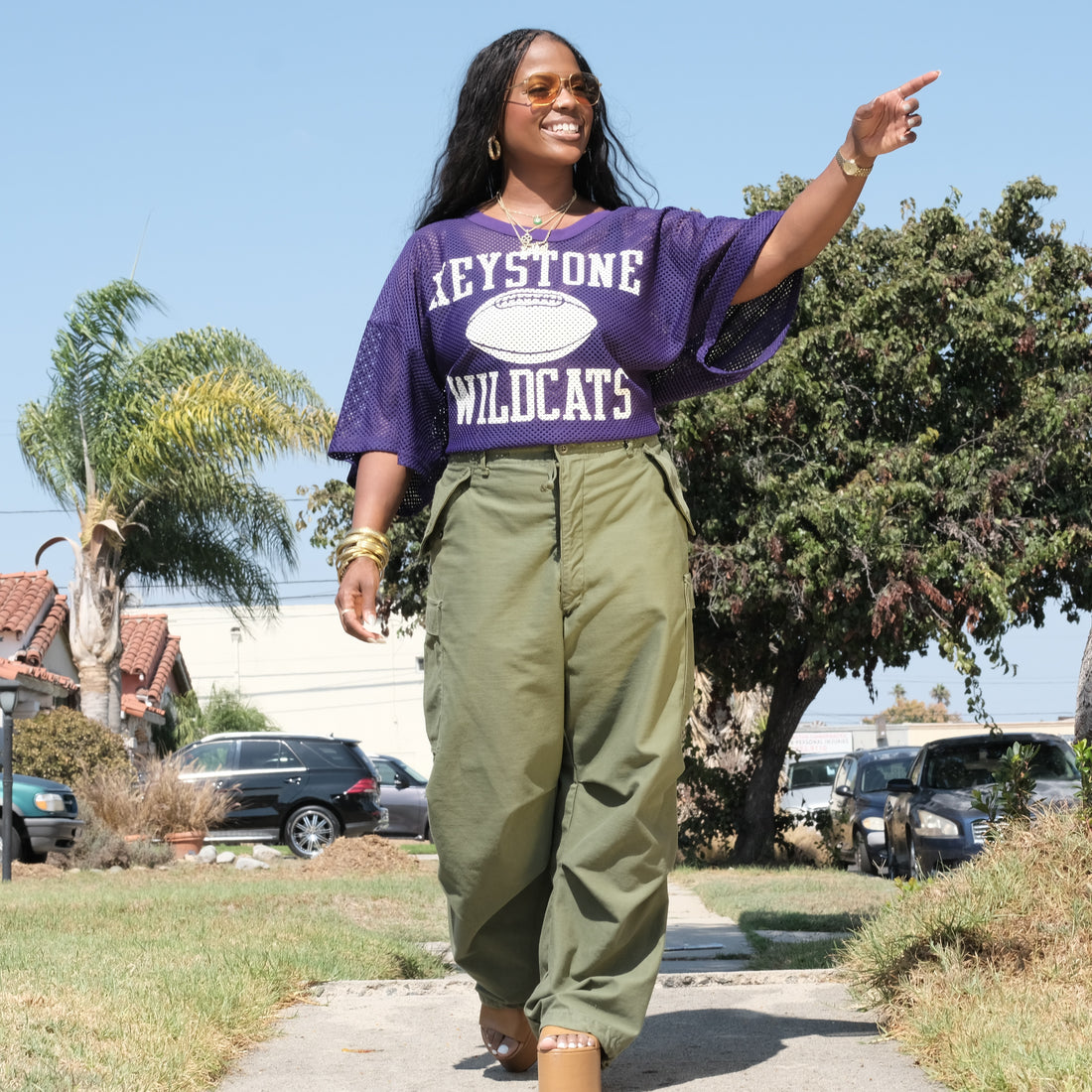 Vintage Purple Mesh Box Jersey