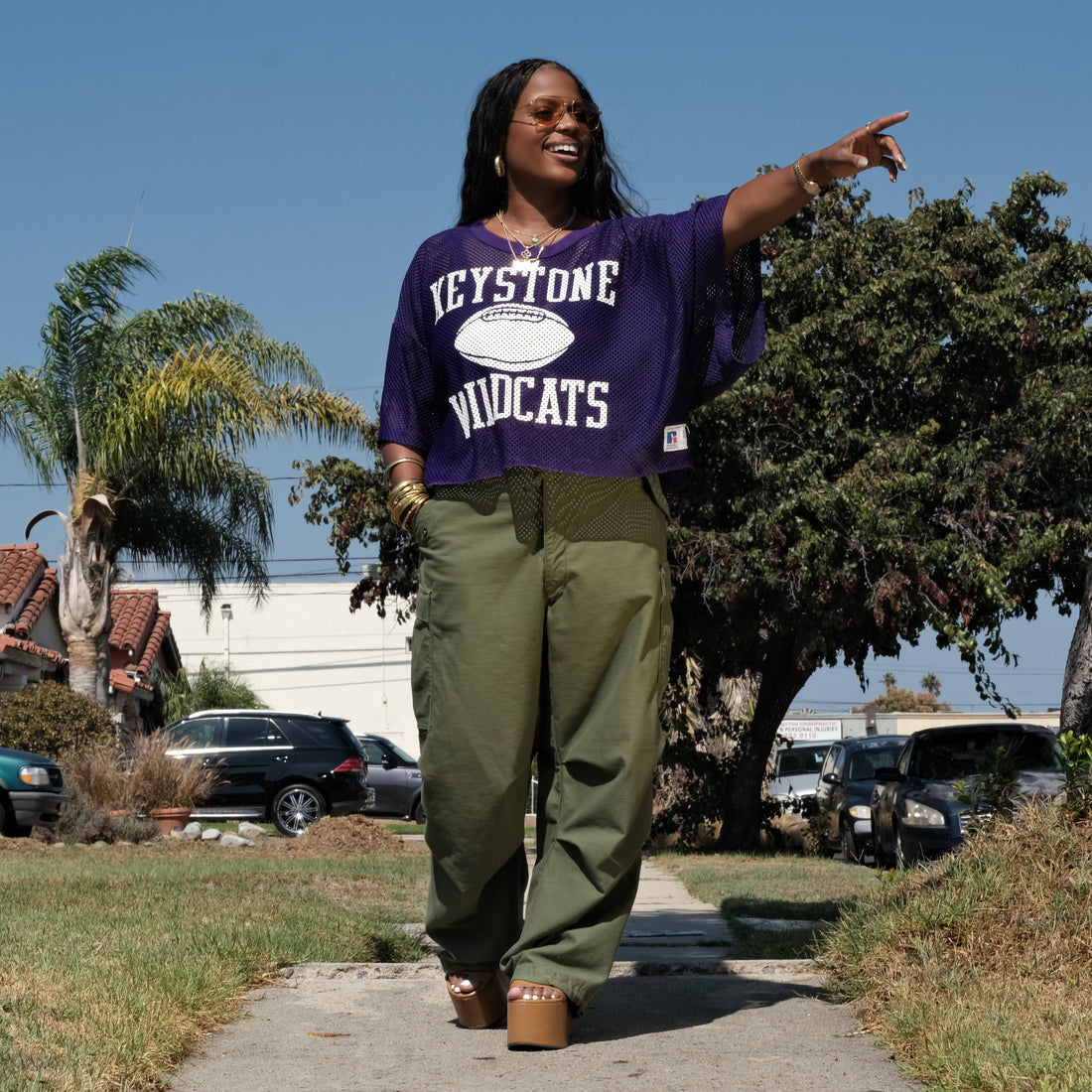 Vintage Purple Mesh Box Jersey