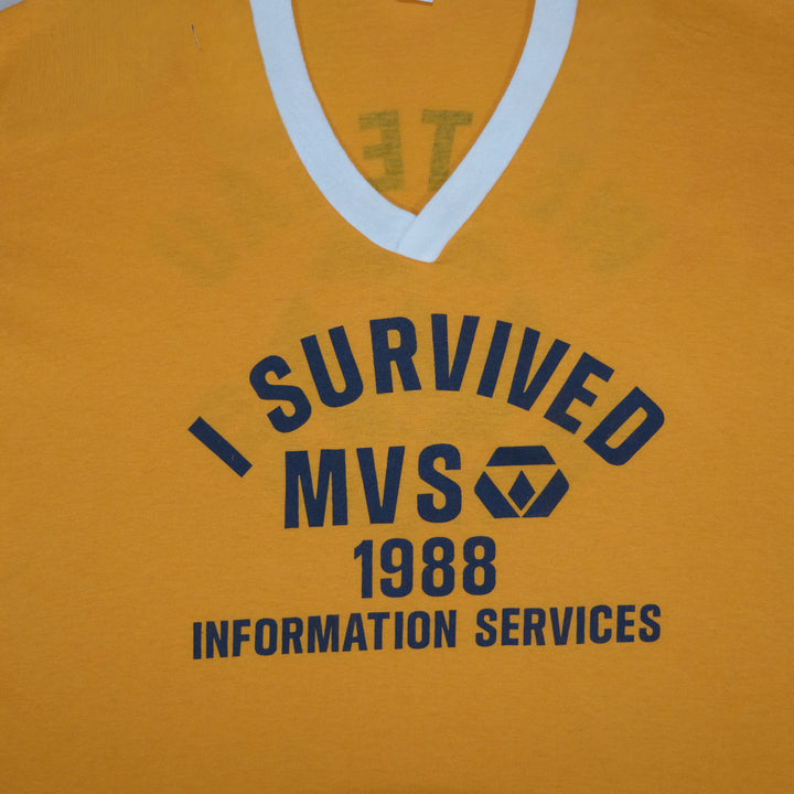 Vintage 80's V neck Tee