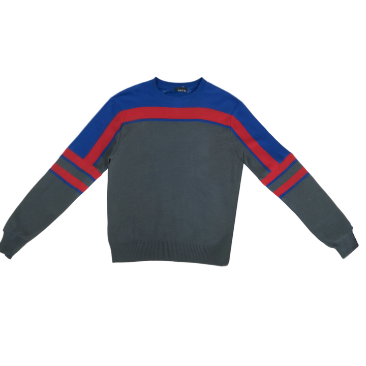 Vintage Color Block Sweater