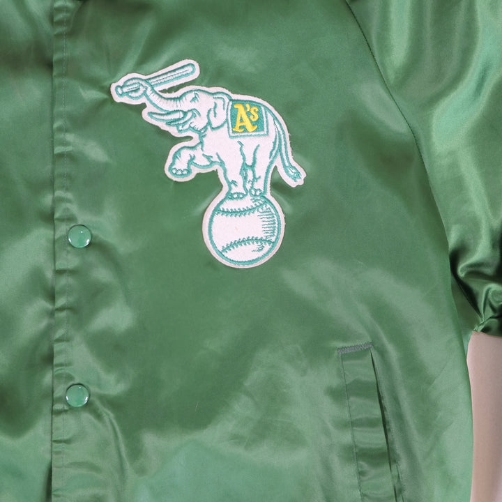 Vintage 80's Vintage Chalk Line Satin Jacket