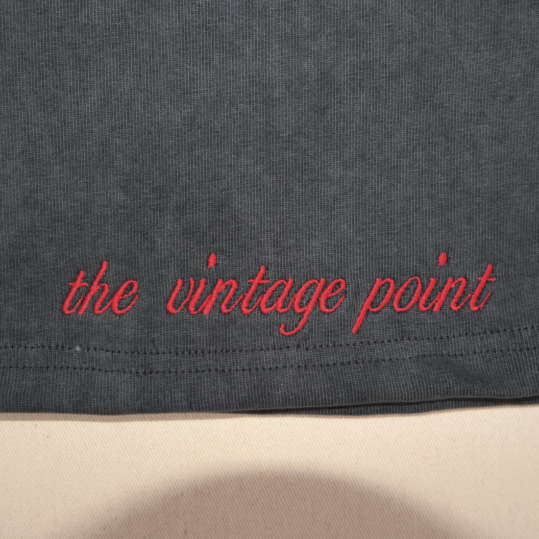 The Vintage Point Essential Crop Heavy Tee
