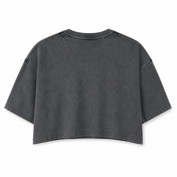 The Vintage Point Essential Crop Heavy Tee
