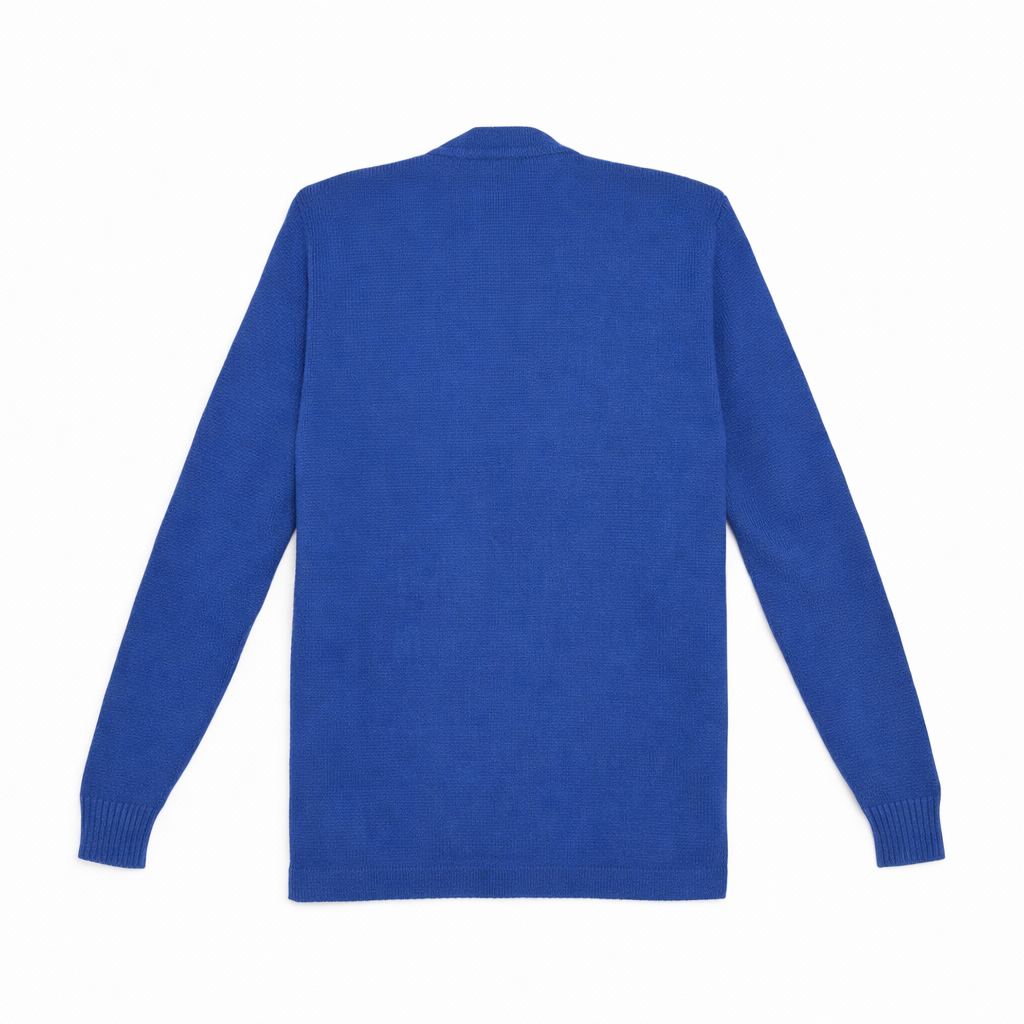 Vintage East-Tenn Blue Letter Patch Cardigan