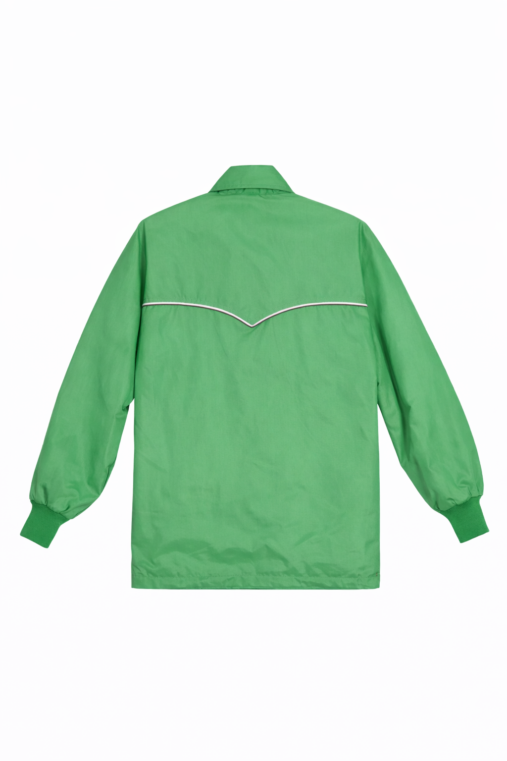 Vintage Green Coach Jacket (Snap-Front)