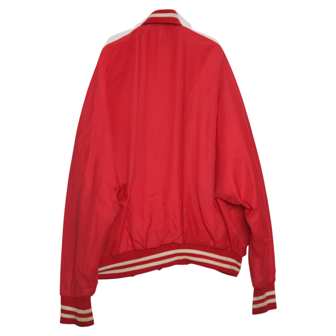 Vintage Don Alleson Quarterbacks Club Red Snap Coach Jacket