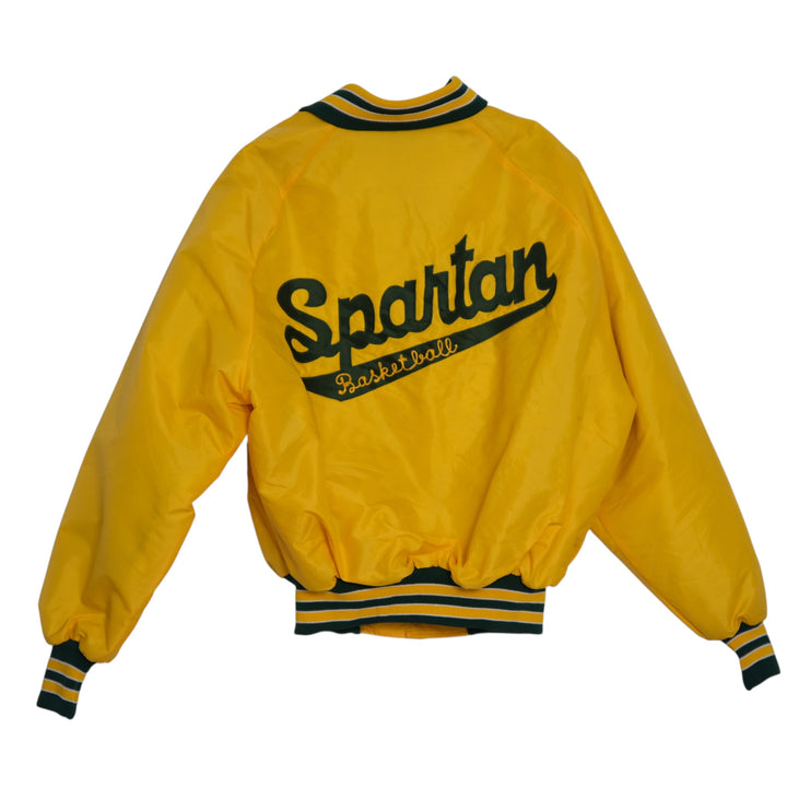 Vintage Yellow Nylon Varsity Jacket “Coach Dave”