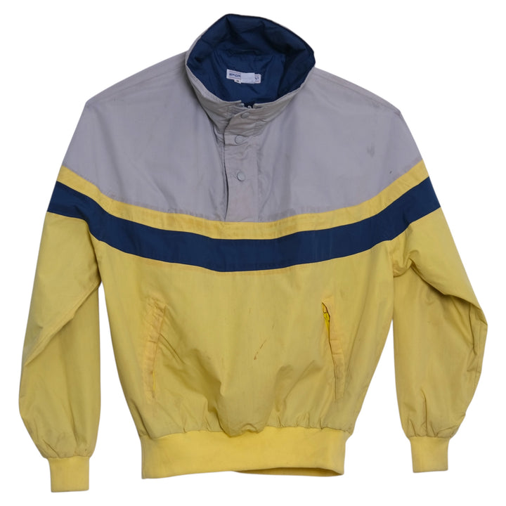 Vintage Colorblock Pullover Windbreaker Jacket