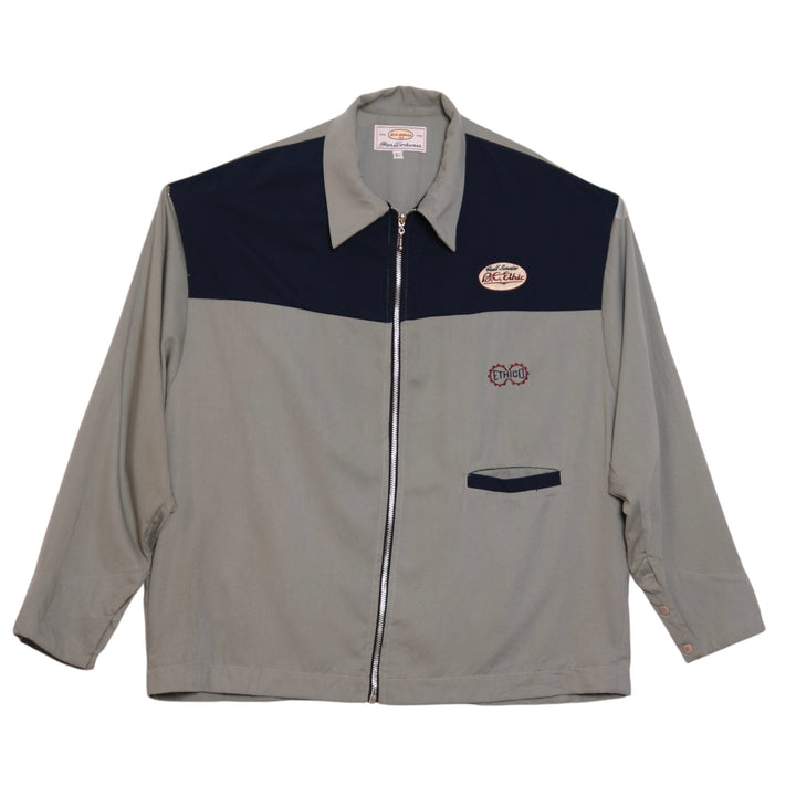 BC Ethic “After Workwear” Zip Work Jacket  Colorblock Grey/Navy