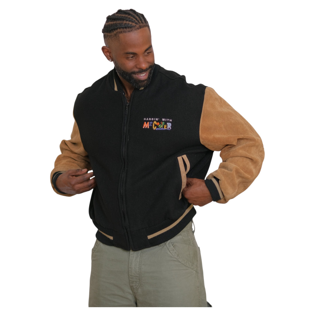 Vintage Varsity Jacket  Hanging w/ Mr Copper