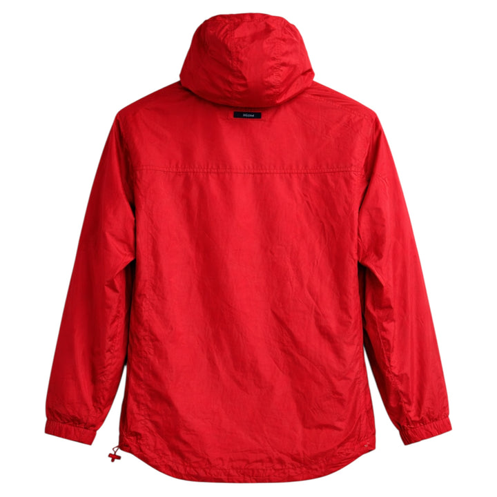 VINTAGE Tommy Jeans Red Pullover Windbreaker