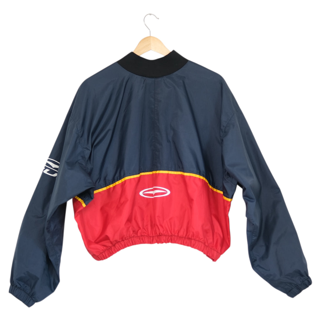 Vintage Midnight + Crimson Lightweight Crop Jacket