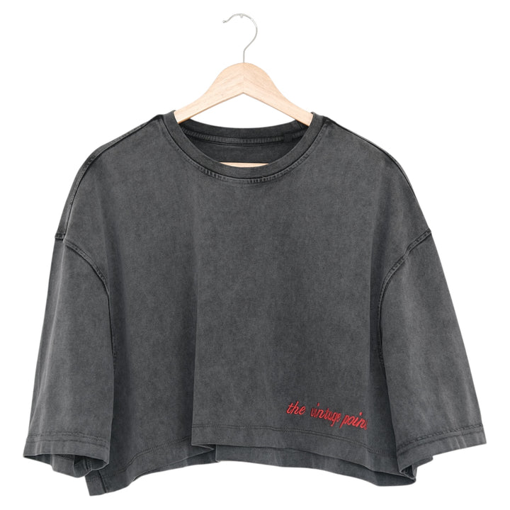The Vintage Point Essential Crop Heavy Tee