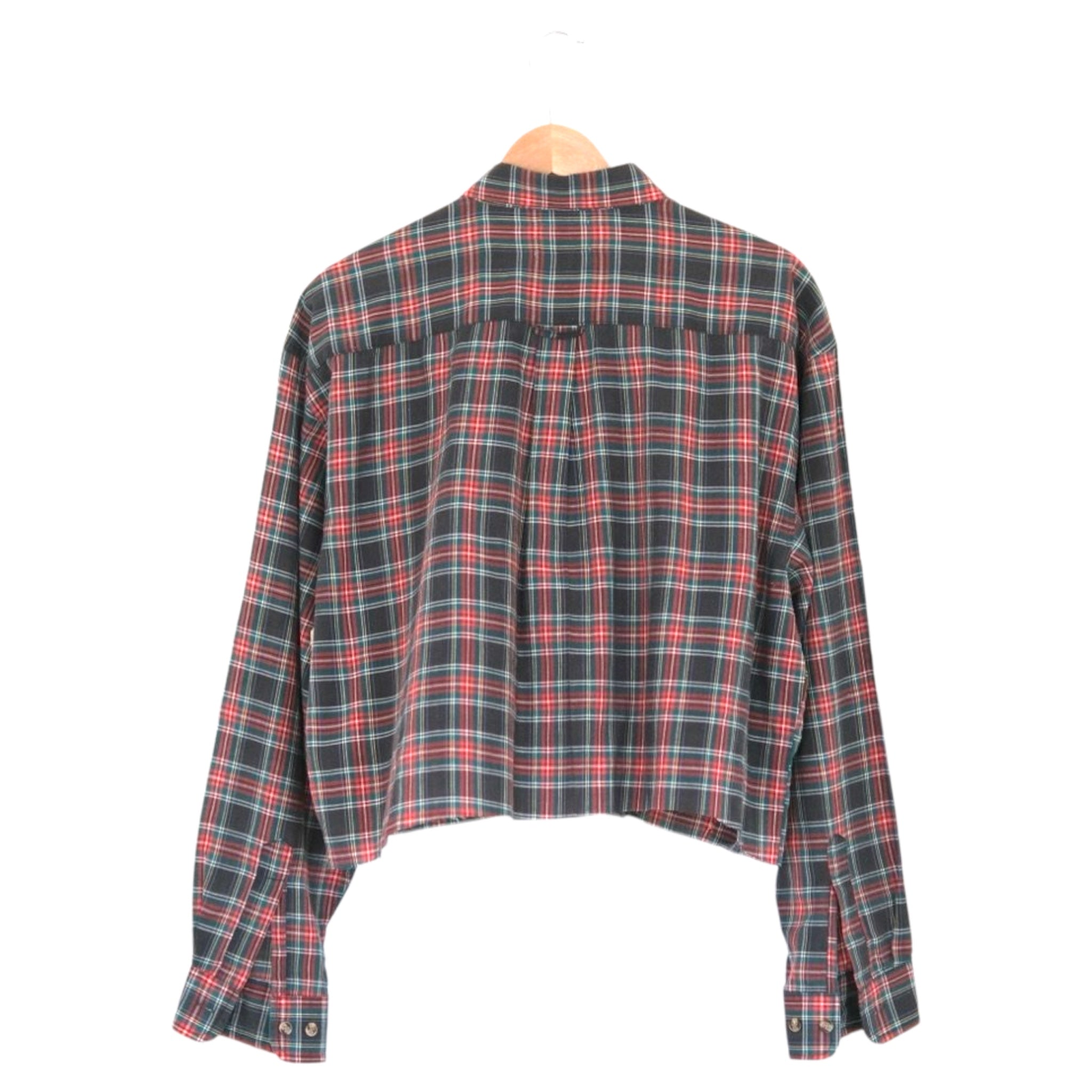 Reworked Vintage Plaid Space Patch Shirt | One of One