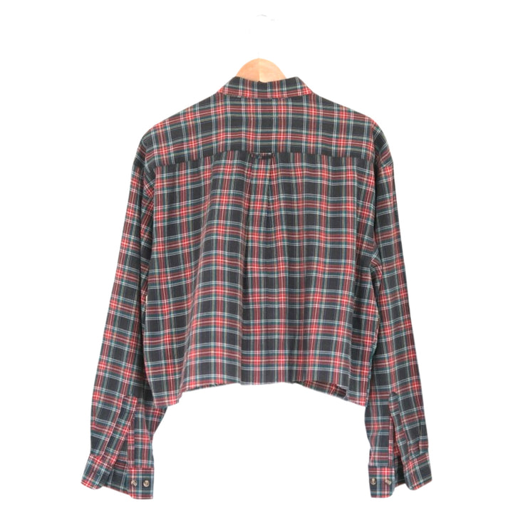Reworked Vintage Plaid Space Patch Shirt | One of One