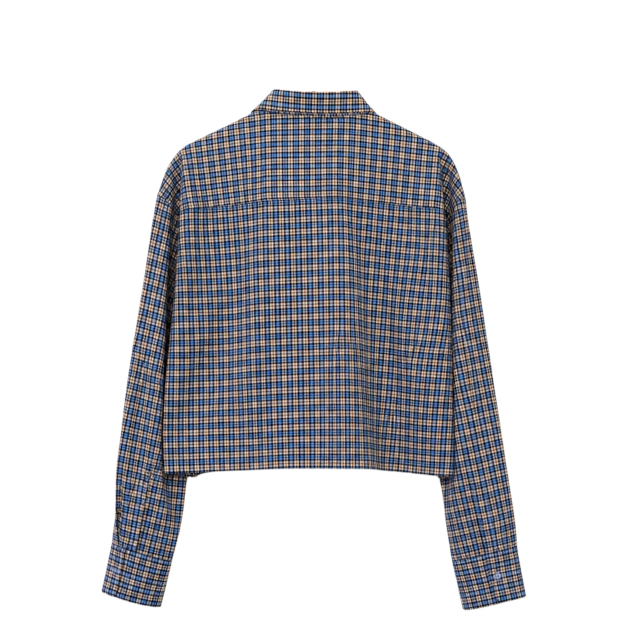 Reworked Vintage Plaid Space Patch Shirt | One of One