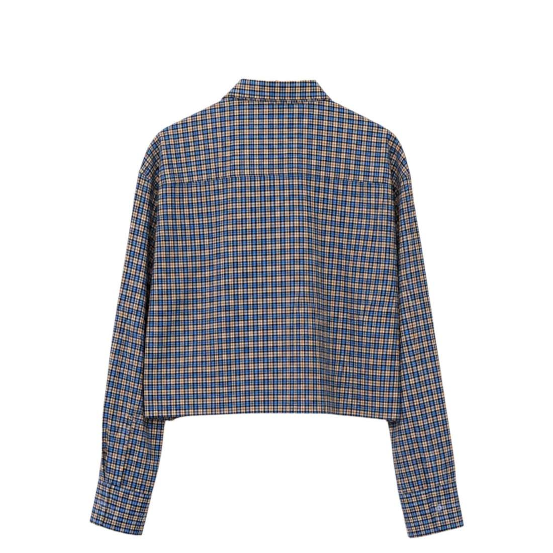 Reworked Vintage Plaid Space Patch Shirt | One of One