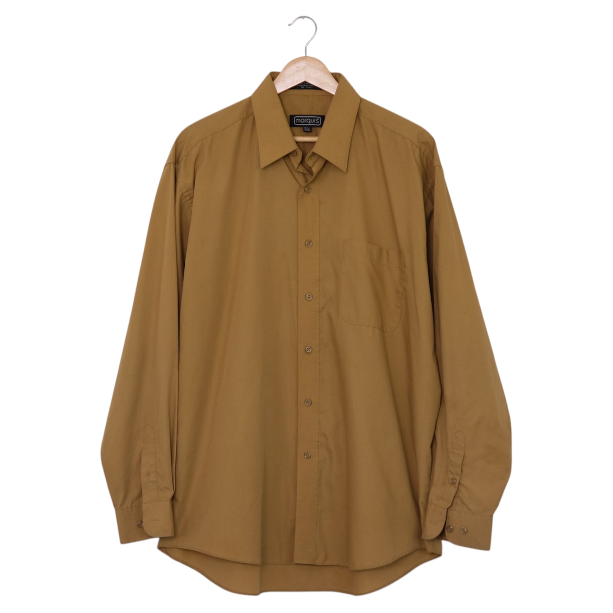 Vintage Camel Button Front Shirt