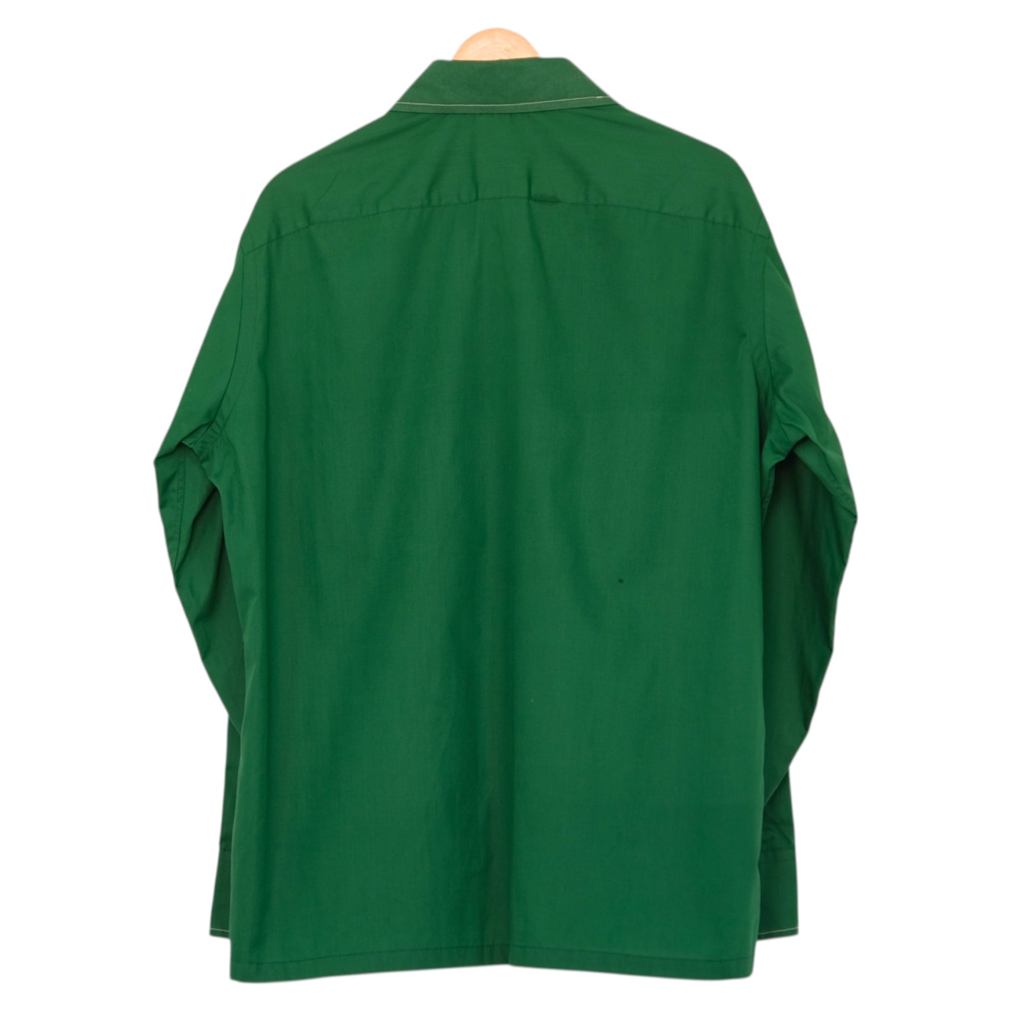 Vintage 70's Ross Atkins Contrast Stitch Button Front Shirt