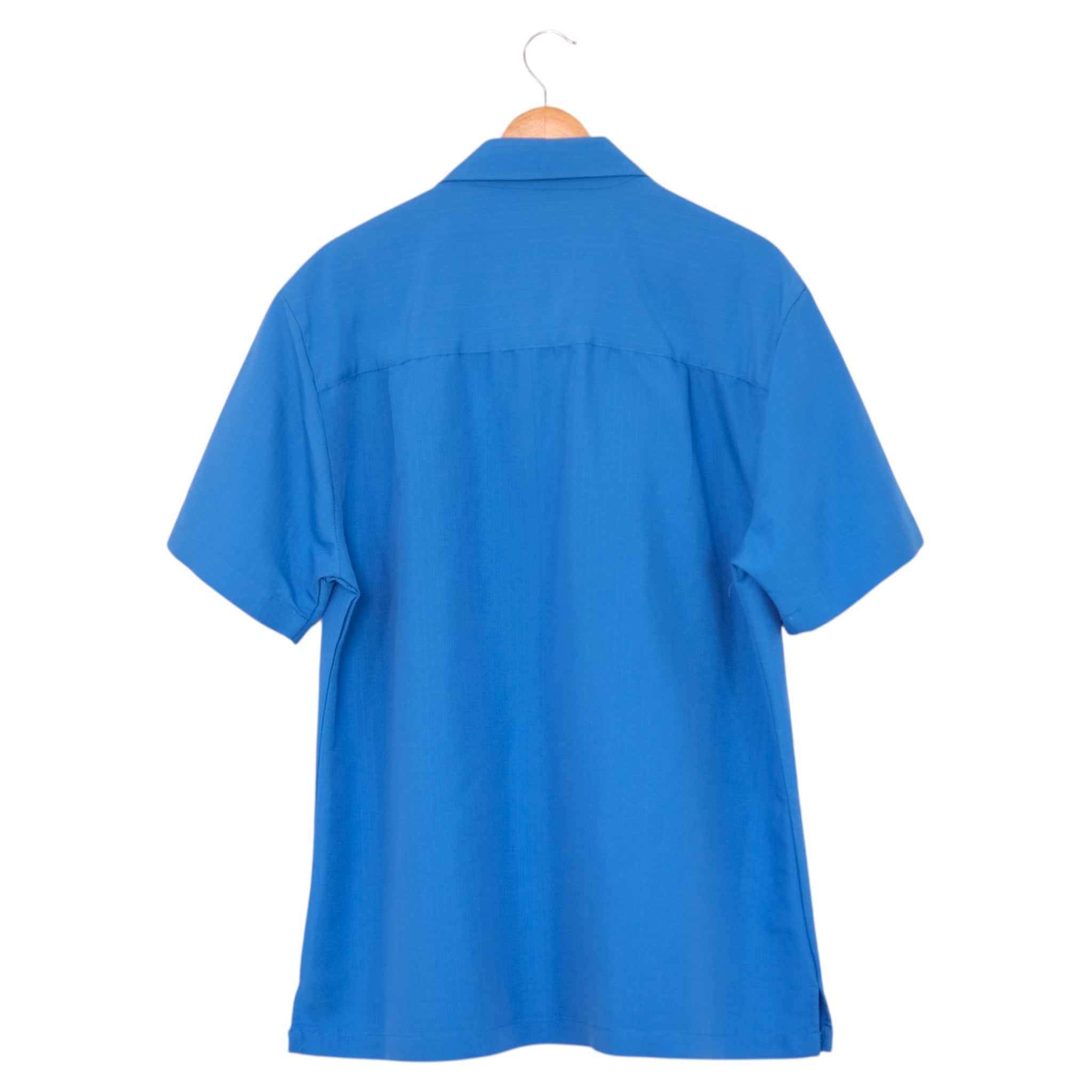 Vintage 90's Island Republic Blue Short Sleeve Button Front Shirt