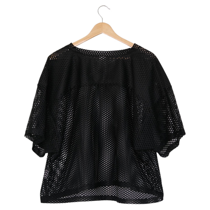 Vintage 90s Crop Mesh Football Jersey  Unisex XL