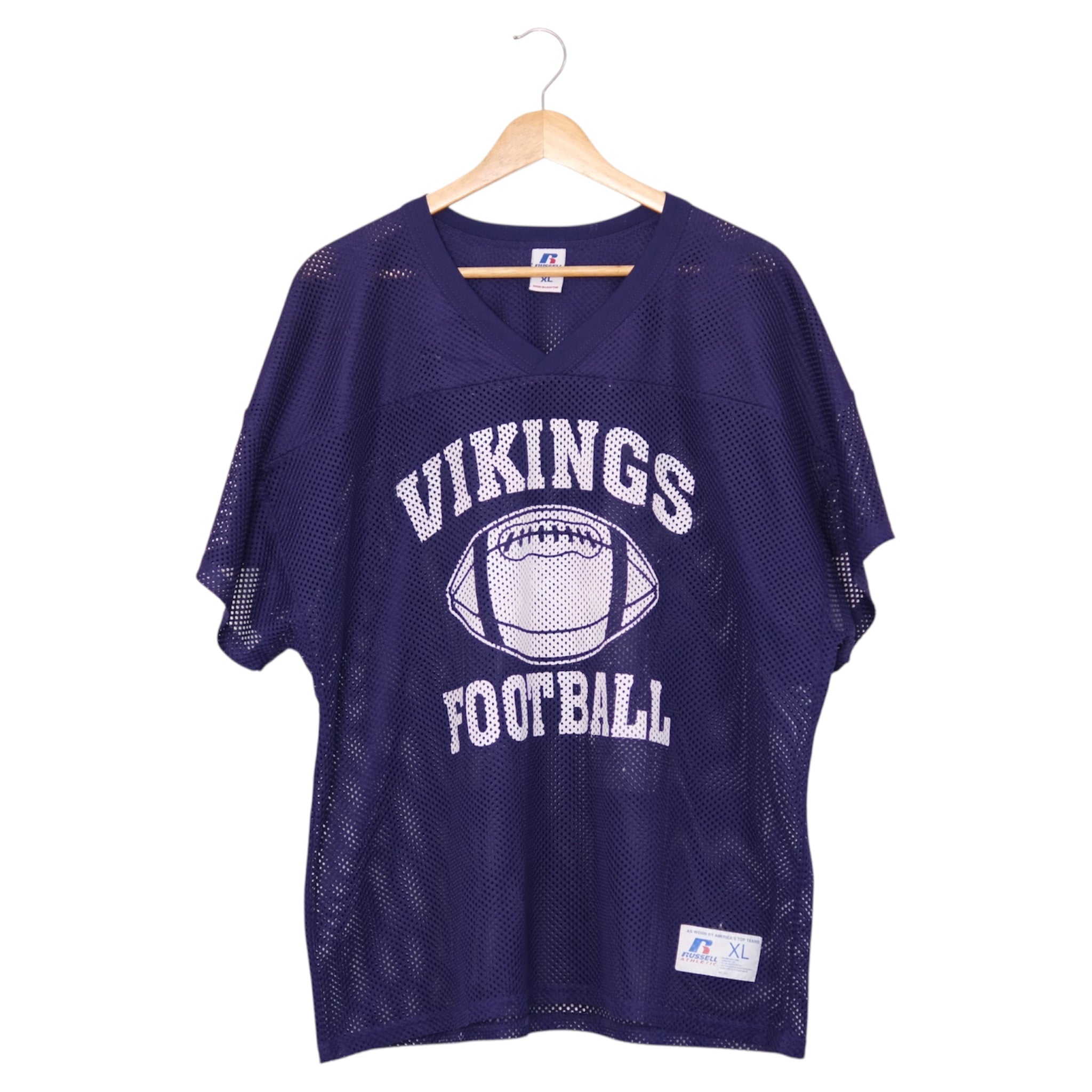 Vintage 90s Russell Vikings Football Mesh Jersey